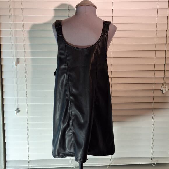 Celebrity Pink Sleeveless Button Up Size L Black Goth Dress - Picture 7 of 11